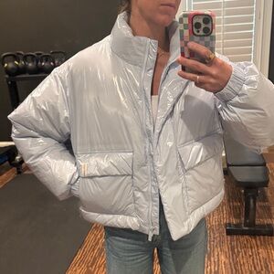 Sweaty Betty Sky Blue ski Puffer Jacket